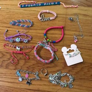 Girls bracelets and necklaces